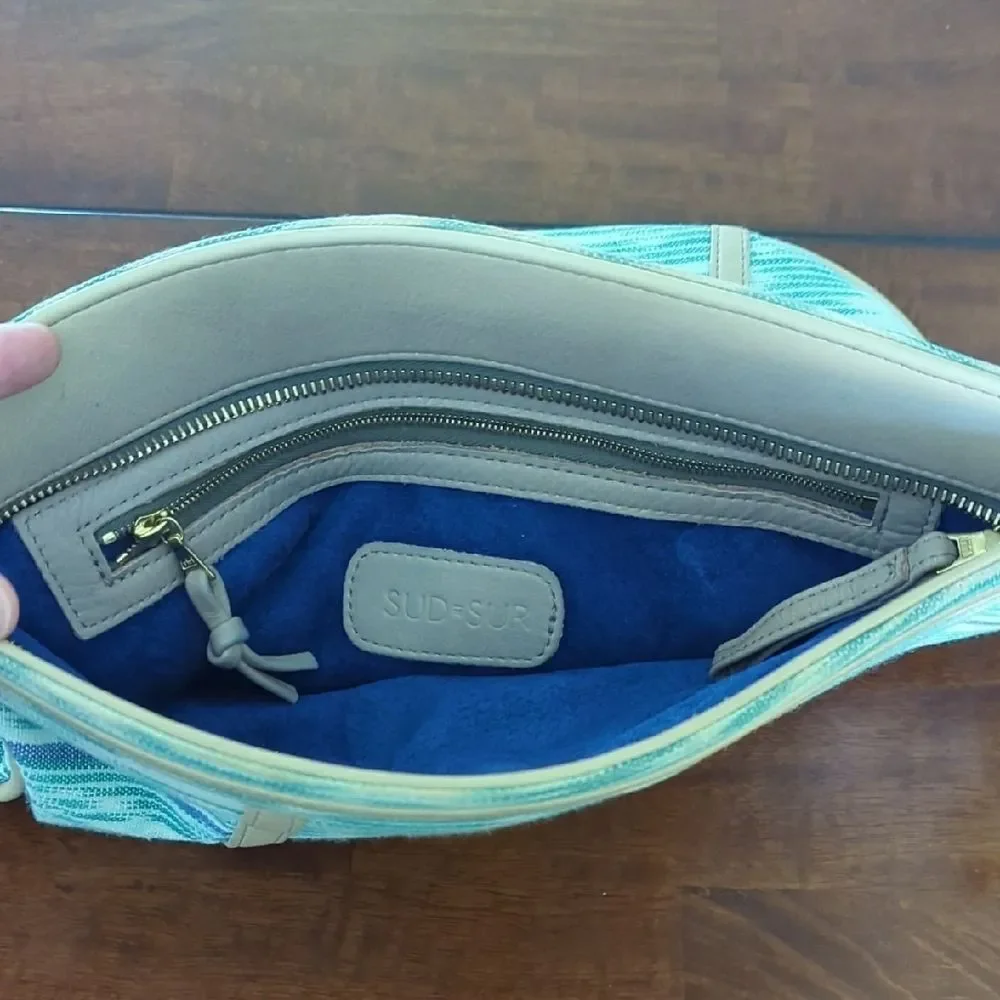 Turquoise Large Clutch Sud De Sur